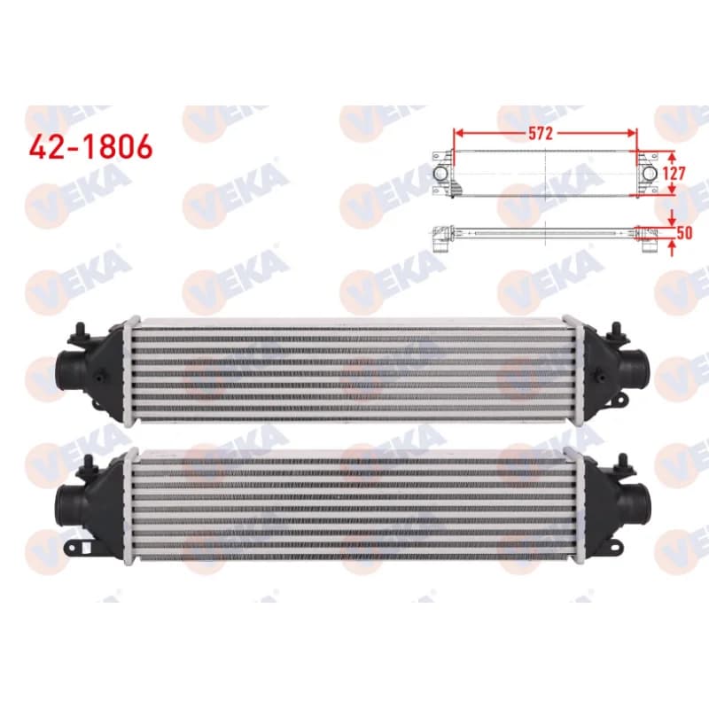 Fiat Doblo III 2009- 1.3 Multijet Turbo Radyatörü İntercooler 42-1806