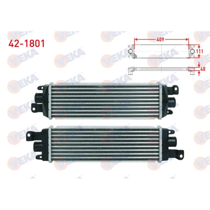 Fiat Albea 1.3 Multijet Turbo Radyatörü 42-1801