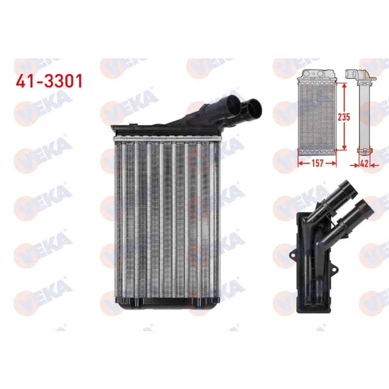 Peugeot Partner 1.9D Dw8 Kalorifer Radyatörü Mekanik 41-3301 6448.C8