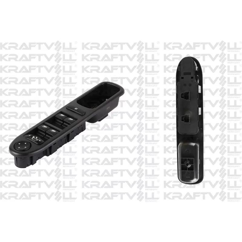 Peugeot 307 Sol Cam Düğmesi Dörtlü 9 Fiş Ayna Katlamalı KRAFTVOLL-04050030 6554.KT 6554.KS